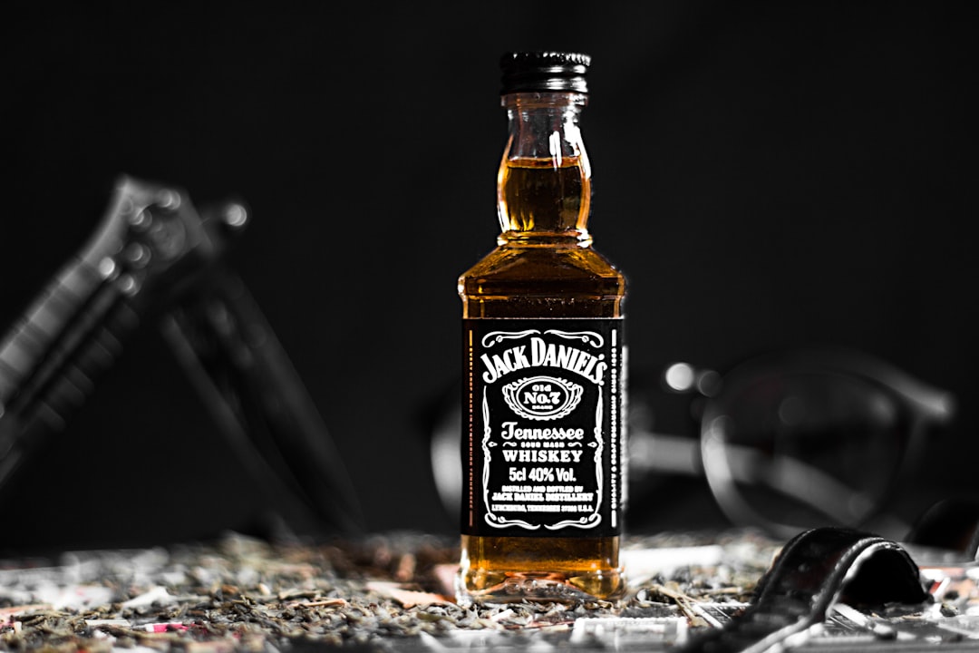 Photo liquor bottles